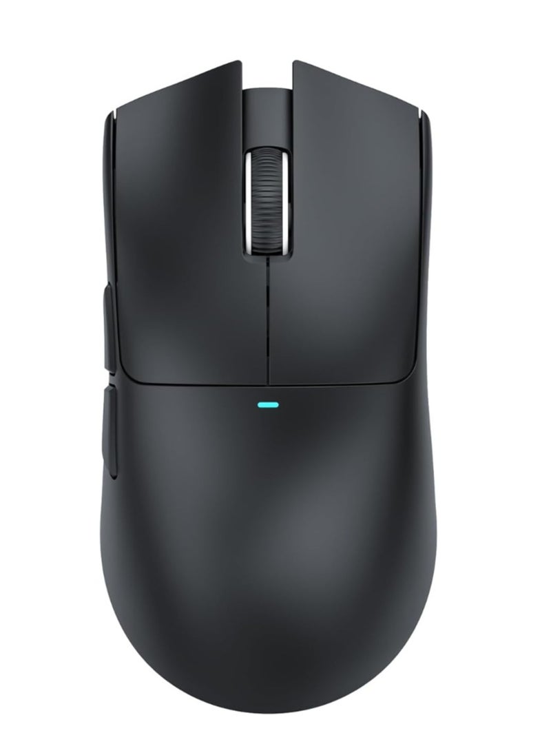 ماوس العاب لاسلكي خفيف الوزن X11 من Attack Shark مع قاعدة شحن RGB، وضع ثلاثي 2.4G/USB-C سلكي/بلوتوث، 22K DPI، مستشعر بصري PAW3311، مفتاح هويو، 5 ازرار قابلة للبرمجة للكمبيوتر/ماك (أسود)