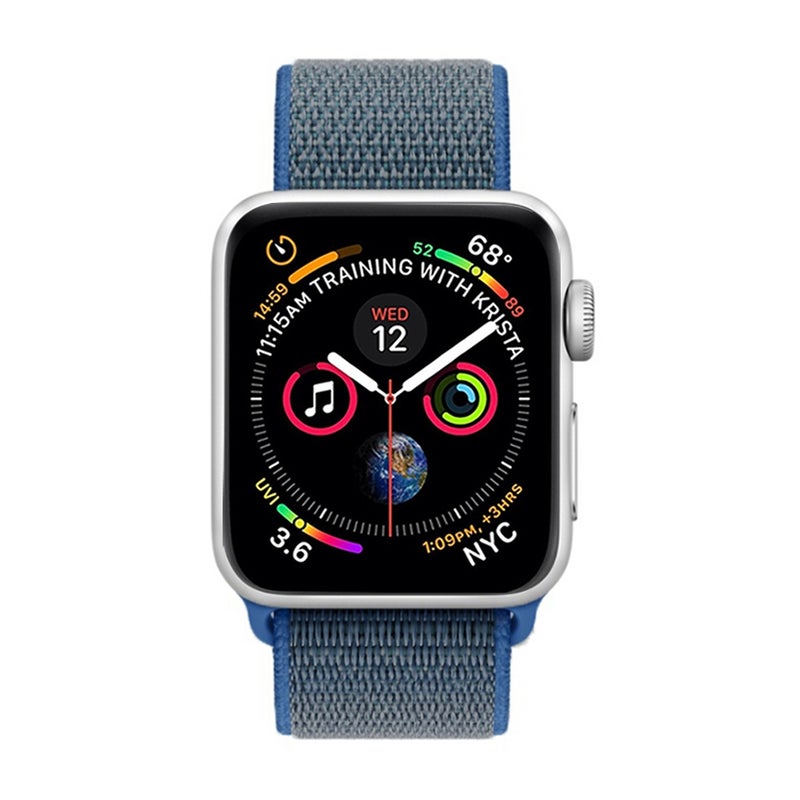 erorex For Apple Watch 42Mm / 41Mm / 40Mm / 38Mm Simple Fashion Nylon Watch Band With Magic Stick(Dark Blue) - Image 3