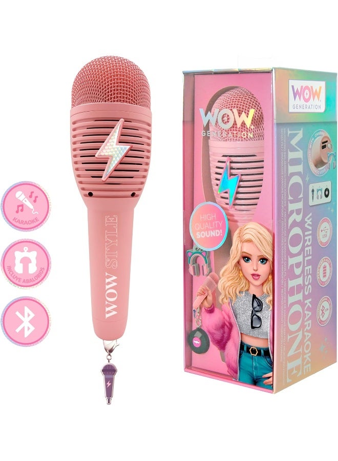 WOW Generation ميكروفون كاريوكي لاسلكي بلوتوث مسجل - Image 1