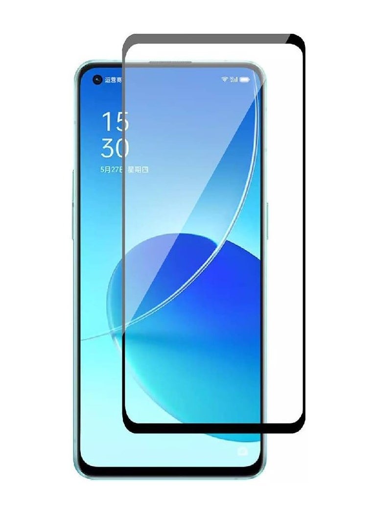 Screen Protector compatible with Oppo Reno6 5G / Oppo Reno7 5G / Oppo Reno7 SE 5G, Ultra Tough Screen Protector [Anti-Scratch] [9H Hardness] Black For Reno 6 5G / Reno 7 / Reno 7 - Image 1
