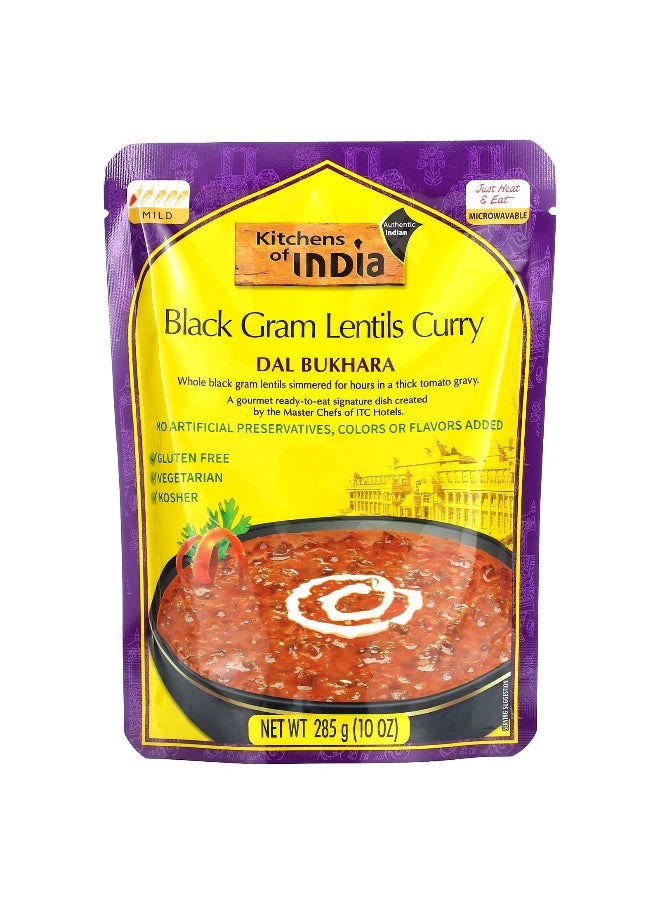 Kitchens of INDIA Kitchens of India, Dal Bukhara, Black Gram Lentils Curry, Mild, 10 oz (285 g)  - Image 1