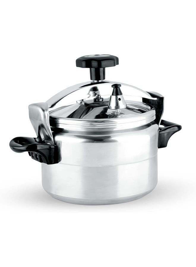 Royalford 18L Aluminum Pressure Cooker RF11980 Equipped with Multi-Safety Device and Unique Pressure Indicator Compatible with Gas, Ceramic and Halogen Cooktops Multicolor