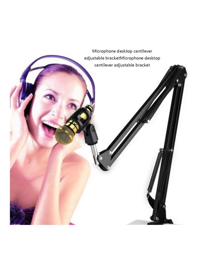 Metal Adjustable Studio Microphone Stand Suspension Boom Table Bracket - Image 2