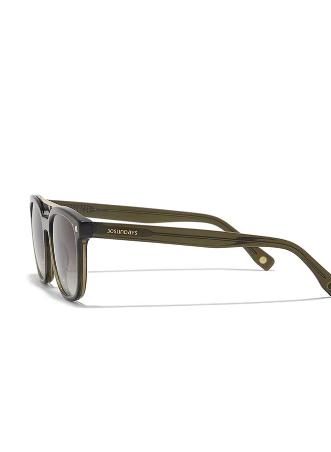 30Sundays 30Sundays M.V.P.,Men Sunglasses, Aviator Sunglasses, UV Protection: UV400 (Green,Green)