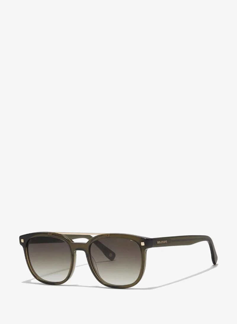 30Sundays 30Sundays M.V.P.,Men Sunglasses, Aviator Sunglasses, UV Protection: UV400 (Green,Green)