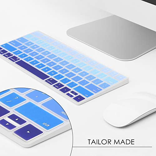 Allinside Ombre Blue Cover for Apple Magic Keyboard (MLA22LL/A) with US Layout - Image 3