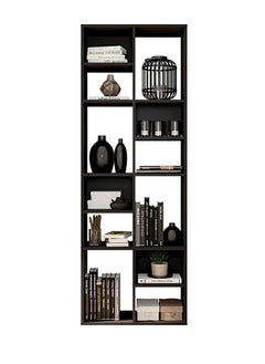 AtoZ Furniture Lider Design Classic URBAN Bookshelf with 12 Shelves in Black Color 