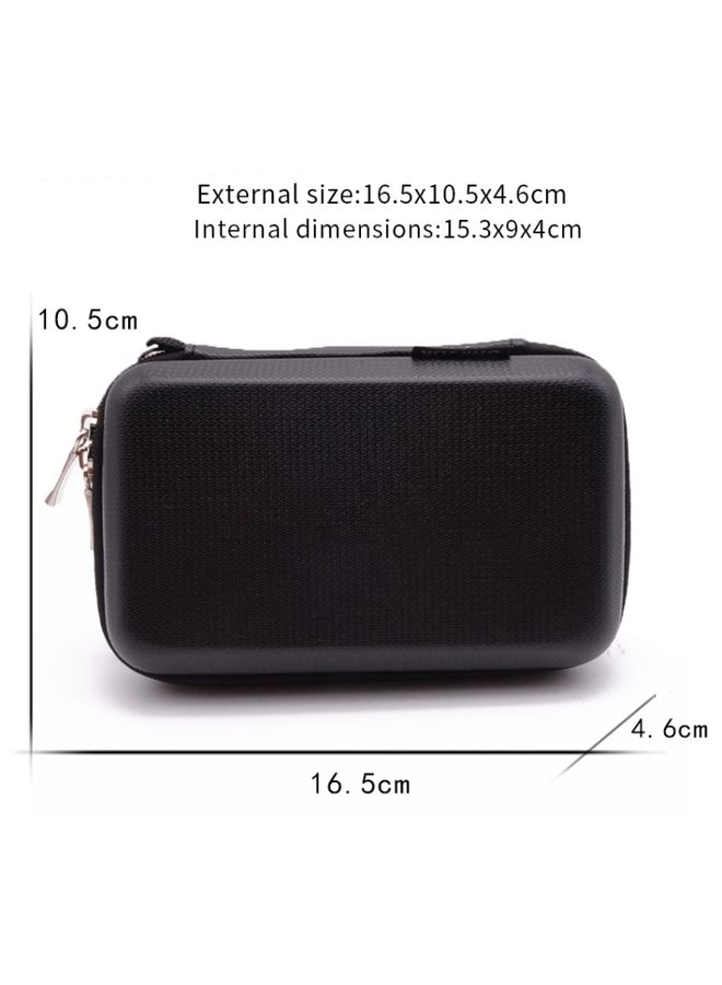 BURAQ GHKJOK GH1805 EVA Mobile Hard Disk Anti-pressure Hard Shell Bag(Black)  - Image 3
