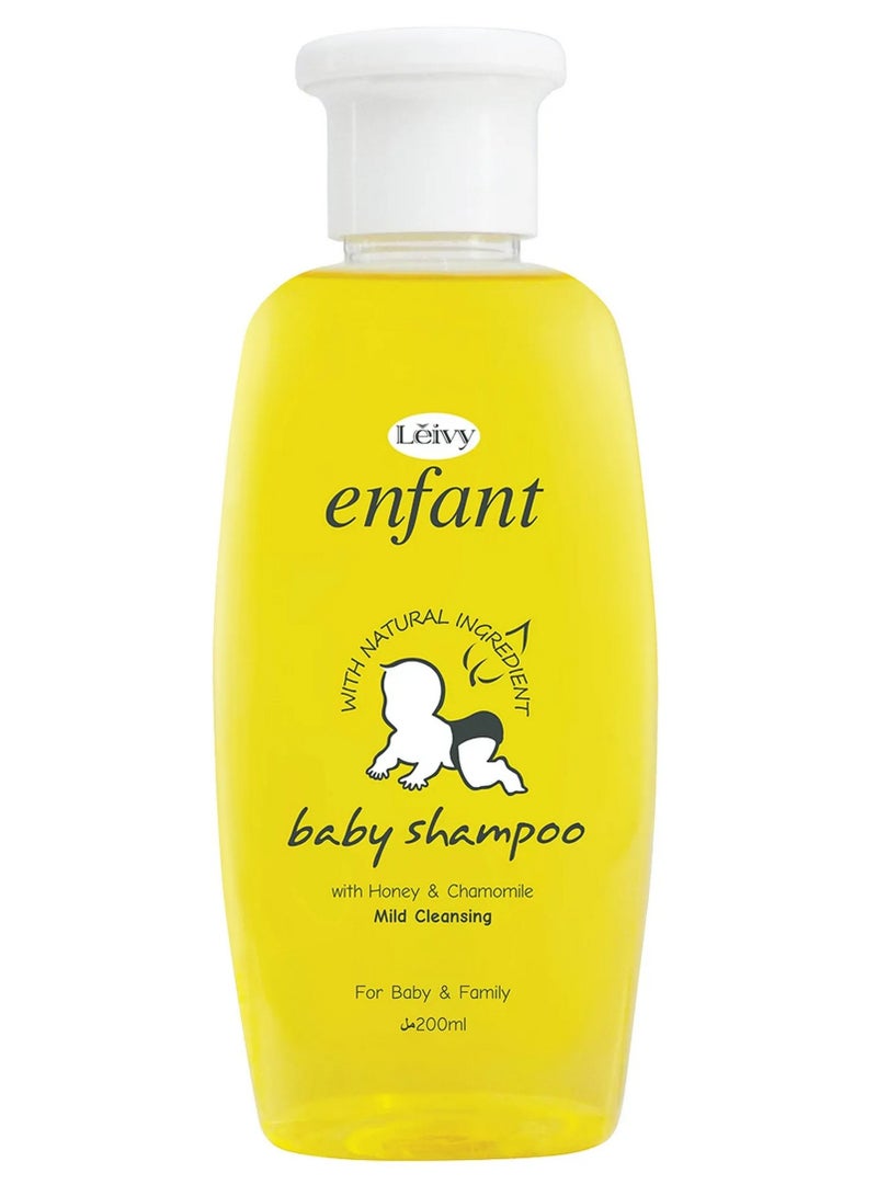 Enfant Baby Shampoo With Honey & Chamomile Natural Mild Cleansing 200 ML