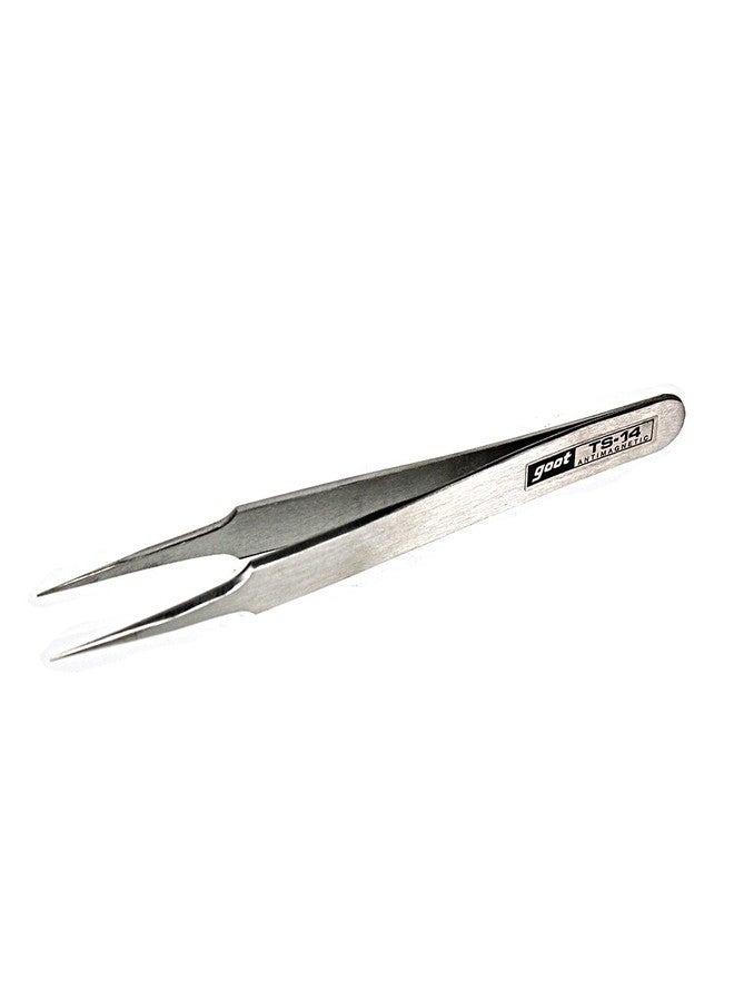 Goot-Precision Tweezers [Ultrafine]-TS14 .Extra-fine tip with sharp and strong edges. TS-14 Extra fine Approx. 115mm Approx. 17g - Image 1