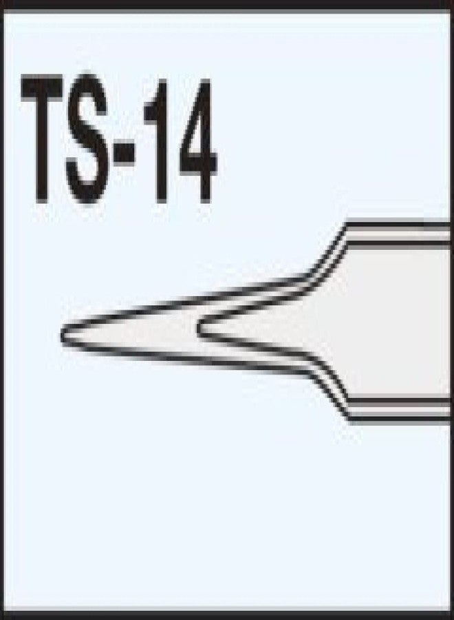 Goot-Precision Tweezers [Ultrafine]-TS14 .Extra-fine tip with sharp and strong edges. TS-14 Extra fine Approx. 115mm Approx. 17g - Image 5