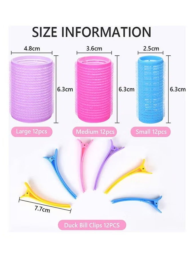ORiTi 30-Piece Self Grip Hair Roller With Clip Set Multicolour  - Image 2
