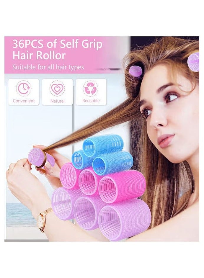 ORiTi 30-Piece Self Grip Hair Roller With Clip Set Multicolour  - Image 3