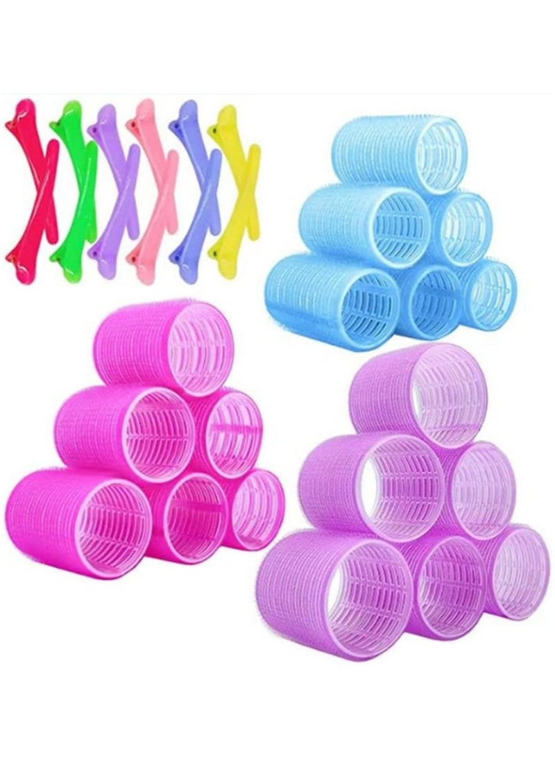 ORiTi 30-Piece Self Grip Hair Roller With Clip Set Multicolour  - Image 1