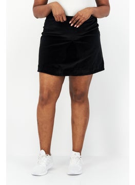 Tchibo Women Textured Mini Skirt, Black  - Image 1