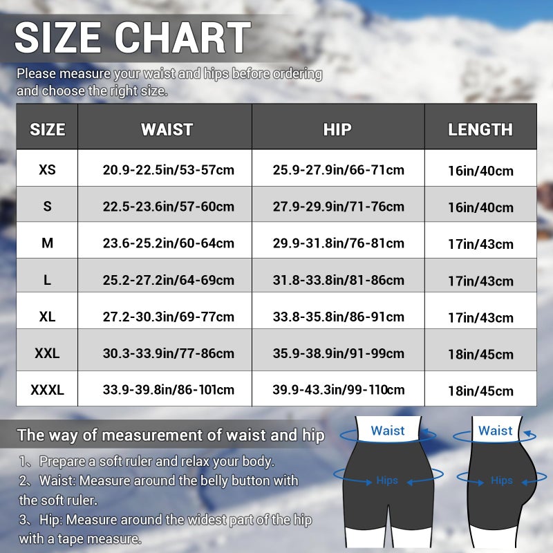 Cienfy 3D Hip Protection Eva Butt Pads Protective Padded Shorts Crash Pad Impact Gear for Skiing Skating Snowboarding Skateboarding (Small) - Image 5
