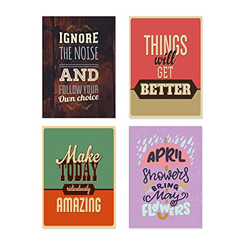 PAPER PLANE DESIGN Quote and Motivational Poster Set of 10 (Size 45 x 30 cm) d182 - Image 3