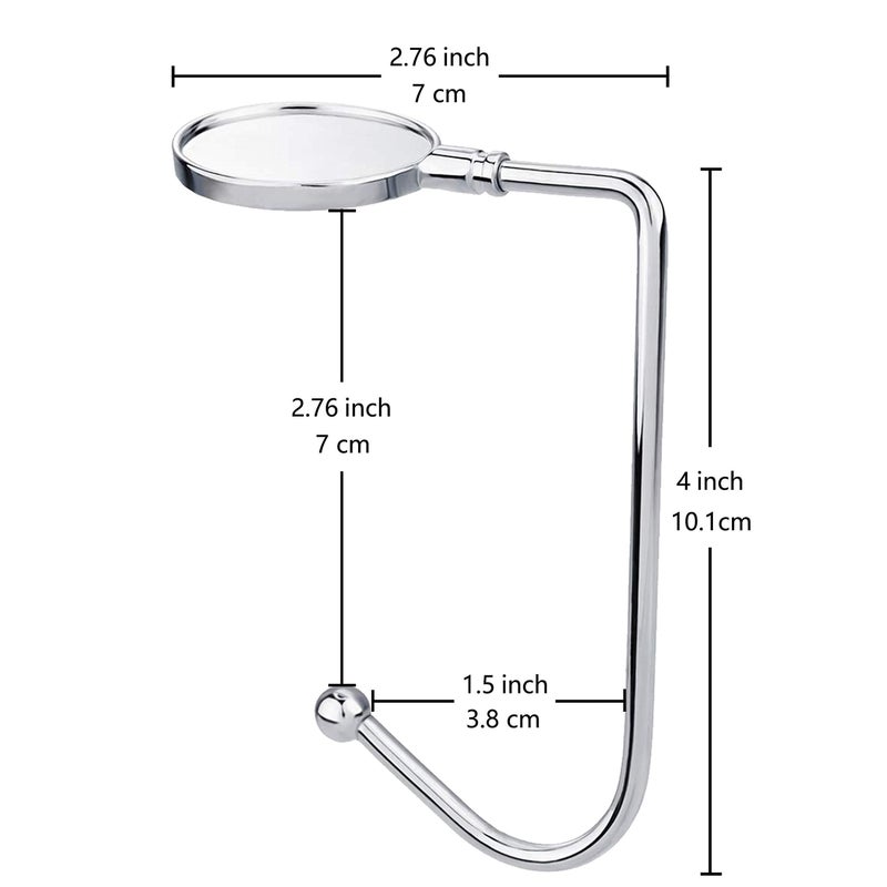 Komotu 4 Pieces Christmas Stocking Holders Mantel Hooks Hanger Christmas Safety Hang Grip Stockings Clip For Christmas Party Decoration  Silver - Image 2