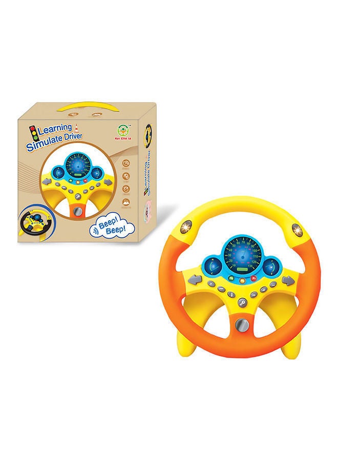 NIBEMINENT Rotating Steering Wheel Toy with Music and Light  - Image 4