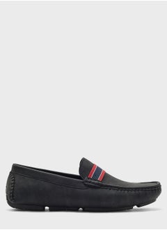 Webbing Detail Loafers