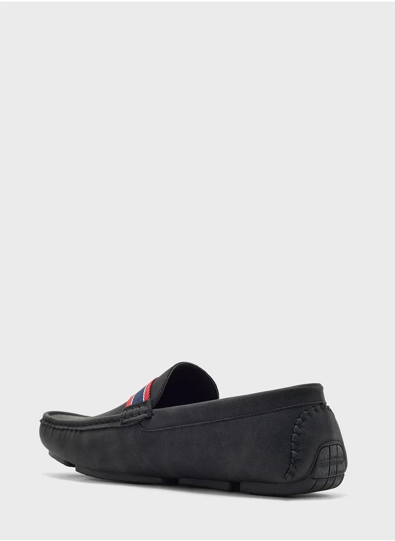 Robert Wood Webbing Detail Loafers