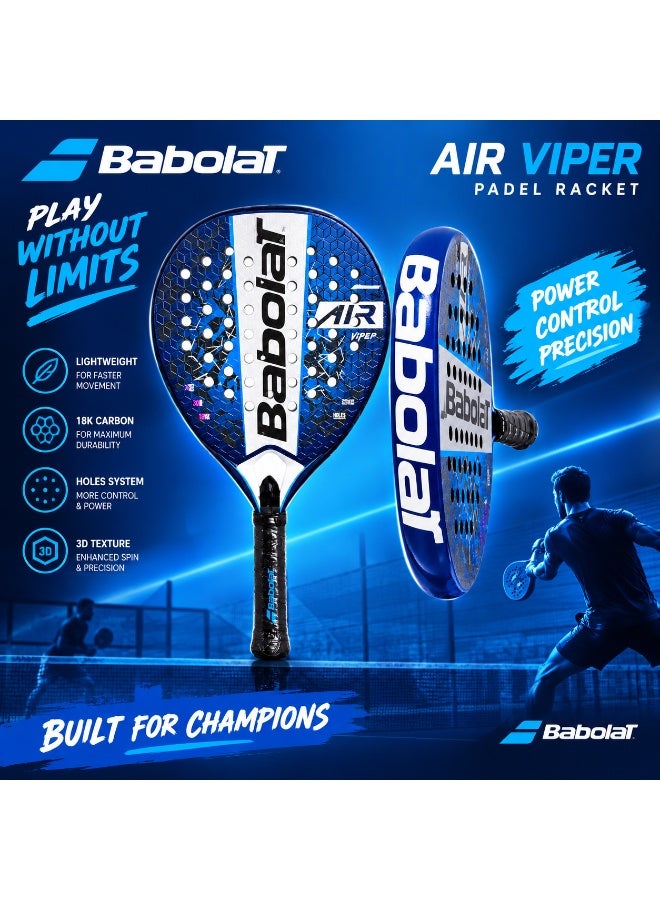 Babolat 🔥 Babolat Air Viper 18K Padel Racket – Explosive Power & Advanced Spin  DOMINATE THE COURT WITH POWER, SPEED & PRECISION! - Image 5