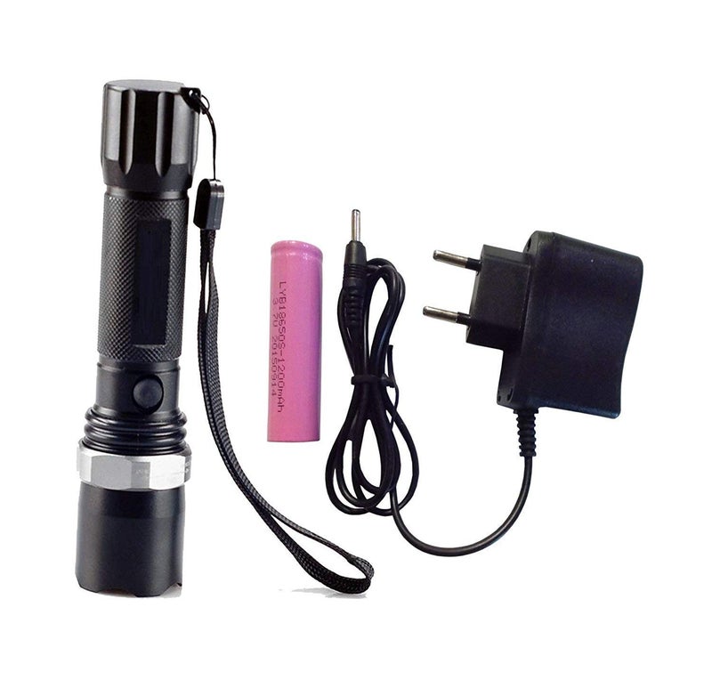 EBOFAB Electric Led Mini Torch 3 Mode Rechargeable Torch Zoomable Ultra Bright Flashlight Torch - Image 4