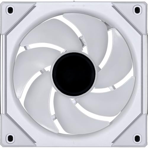 LIAN LI Lian-Li UNI FAN SL-Infinity 120mm ARGB Case Fan with Controller, 3-Pack - White - Image 4