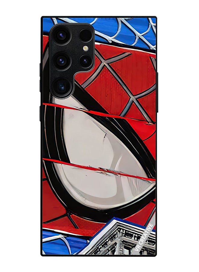 Protective Case Cover For Samsung Galaxy S25 Ultra Spiderman Design Multicolour