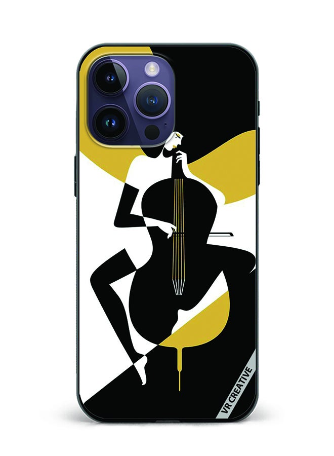 VR CREATIVE Protective Case Cover For Apple iPhone 16 Pro Girl With Instrument Design Multicolour - Image 1