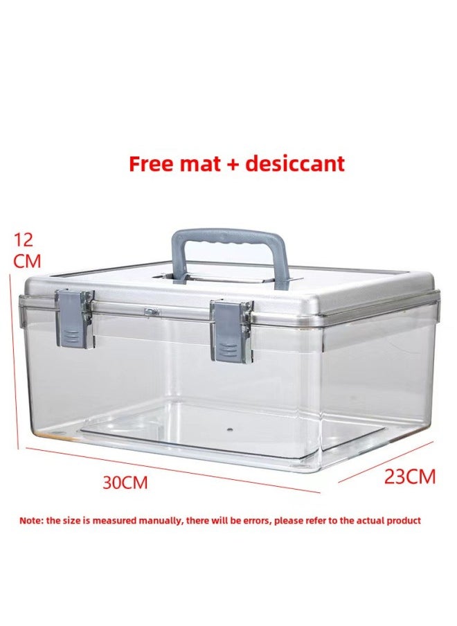 Generic - Moisture-proof Box Camera Digital Electronic SLR Lens Photographic Equipment Drying Box Dehumidification Mildew-proof Sealing Box Storage Box-Color: Plus 10 Pack Desiccant Cushion-0L - Image 1