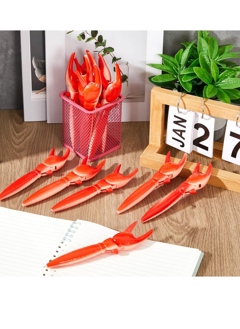 Excefore - Crab Claw Novelty Pen, Fun Ballpoint Pens, Cute Sea Life Ballpoint Pens witAh Blue Ink Gel Ink Pens, for Kids School Supplies Birthday Party, Writing Instrument Stationery Accessories - Image 1