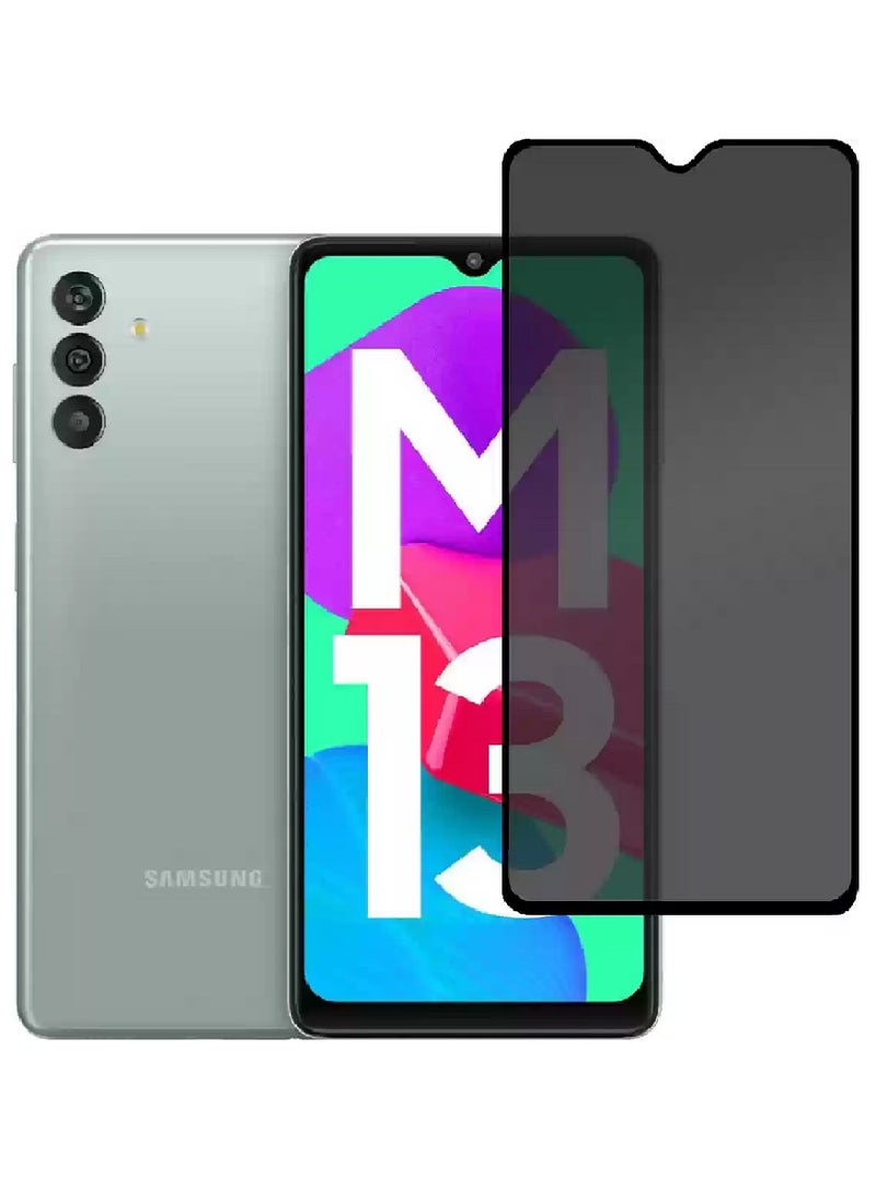 Super Tempered Glass Screen Protector Anti-Spy Privacy Designed For Samsung Galaxy M13 Full Screen Coverage And Bubble Free - Image 1