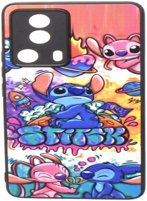 Boter. Plastic 3D Shockproof Back Case Designed With Raised Edge To Protect Camera lens Lovely Cartoon Character Printed Suitable For Xiaomi Mi 13 Lite - Multi Color