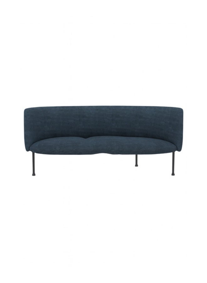 YI ONE 2-Seater Sofa – Modern Blue  Fabric Office & Home Reception Sofa with Steel Inner Frame and High-Density Foam – Comfortable Couch for Waiting Areas & Living Room (155 x 73.5 x 75 cm - Image 3
