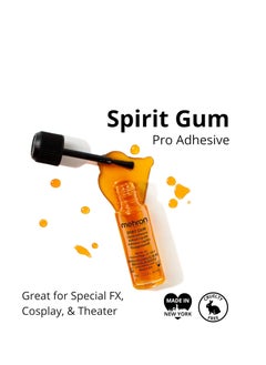 mehron Mehron Makeup Spirit Gum & Remover Combo Kit | Spirit Gum Adhesive and Remover | Professional Cosmetic Glue for Face, Skin, & Body  - Image 2