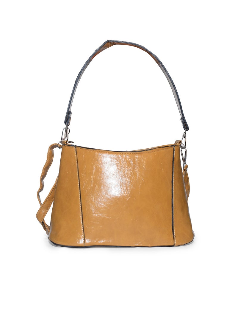 Basic Leather Women’s Shoulder Bag – Timeless & Versatile Style - Image 1
