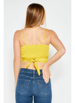 Women Scoop Neck Sleeveless Crop Top, Mustard - pzsku/ZA657C4EBE7A69D8CAF71Z/45/_/1724350976/c4458a66-ab33-4473-9fa5-69935726f3f2