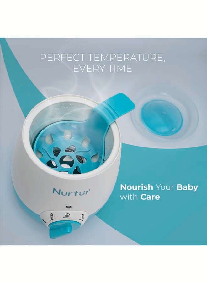 Nurtur Nurtur Ember Bottle and food warmer, Easy to use design, auto shut off, UK Plug, led Timer Function, Rotary Knob  - Image 5
