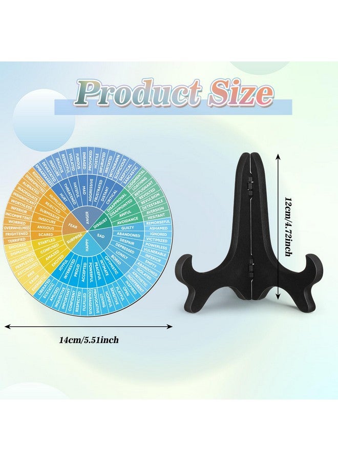 اياستي قطعتان من الأشياء التي يمكنني التحكم بها في ديكور مكتب العلاج، مخطط عجلة المشاعر، ملصق عجلة المشاعر المهدئة، ديكور الصحة العقلية، مشاعر علم النفس، للمنزل، المكتب، المستشار، النساء، الرجال (جديد) - Image 2