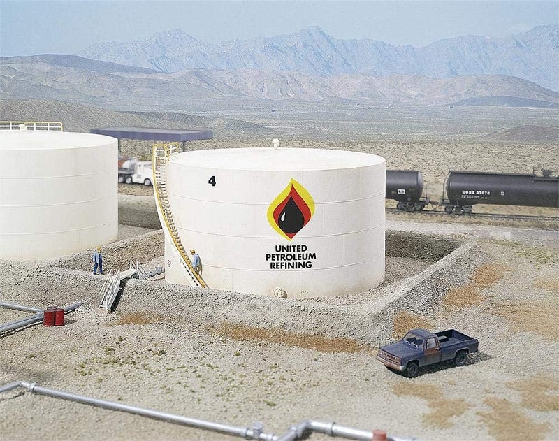 Cornerstone Walthers HO Scale Oil Storage Tank Wide Structure Kit