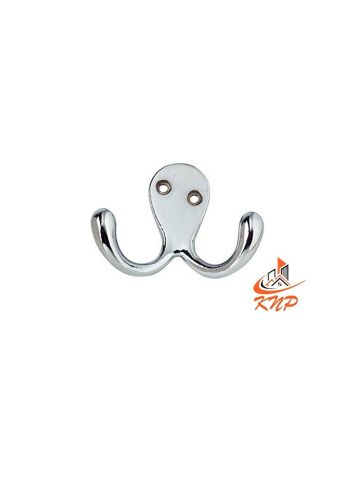 KNP Double Coat Hook - Chrome  - Image 2