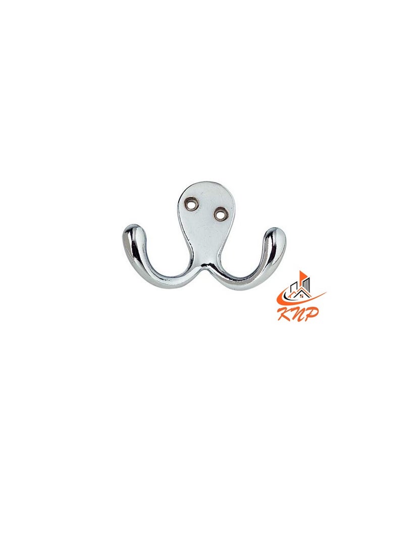 KNP Double Coat Hook - Chrome  - Image 3