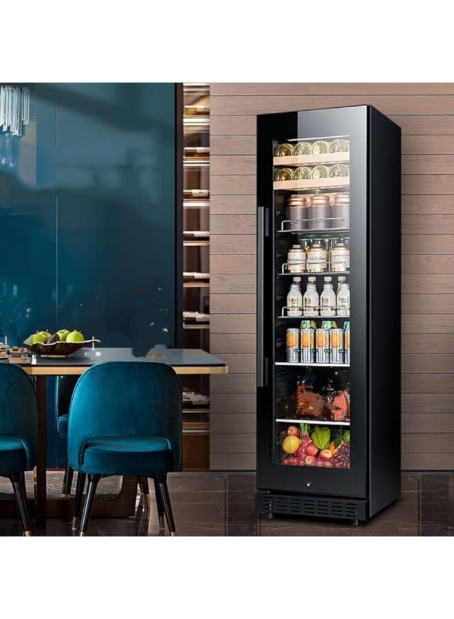 Cool Baby 150L Constant-Temperature Ice Bar Wine Cabinet, Air-cooled Red Wine Cabinet, Household Built-in Beverage Refrigerator,0-22℃ - Image 4
