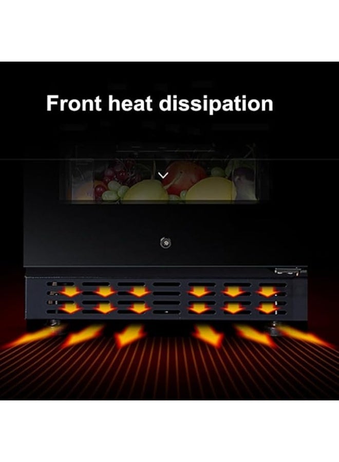 Cool Baby 150L Constant-Temperature Ice Bar Wine Cabinet, Air-cooled Red Wine Cabinet, Household Built-in Beverage Refrigerator,0-22℃ - Image 3