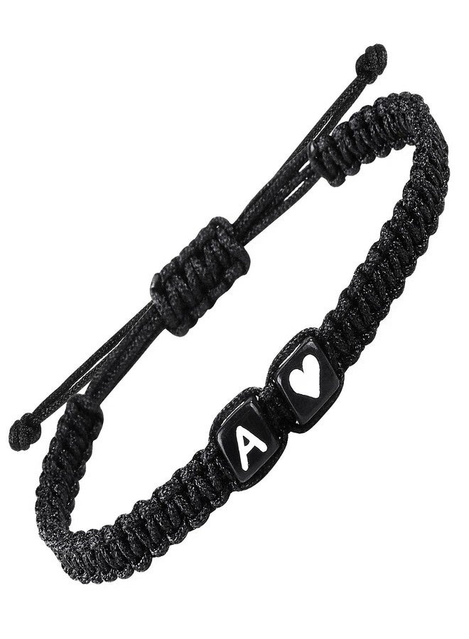 SUMMER LOVE أساور متطابقة للأزواج بحروف أولية للأشخاص الرجال والنساء هدية لطيفة لعيد الميلاد وذكرى الزواج أفكار هدايا للأزواج البعيدين له ولها صديق وصديقة ابن أفضل صديق (A) - Image 1