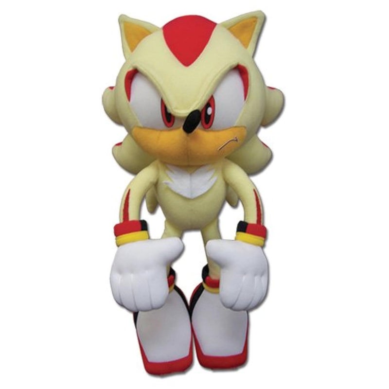 Great Eastern Entertainment GE Animation Great Eastern GE-52631 Sonic The Hedgehog Super Shadow Stuffed Plush, 12" - Image 1