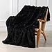 Tuddrom Decorative Extra Soft Faux Fur Throw Blanket 50" x 60",Reversible Fuzzy Lightweight Long Hair Shaggy Throw - Image 2