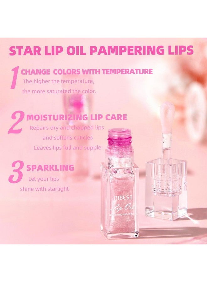 BANGFENG Magic Color Changing Moisturizing Lip Glow Oil Plumping Glimmer Glow Lipstick, Hydrating Lip Gloss Lip Balm Transparent Lip Care, Long Lasting Moisturizing Non-Sticky Fresh Texture Lip Oil - Image 4