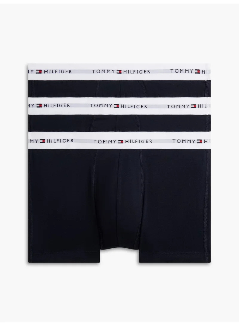 TOMMY HILFIGER 3-Pack Signature Repeat Logo Waistband Trunks